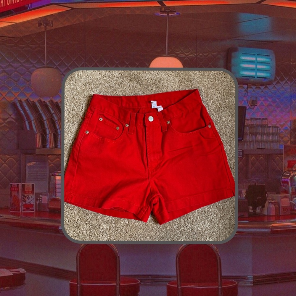 Vintage Retro Denim Shorts